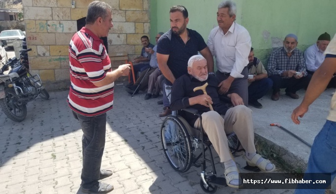 Boğazköylü Necati Dede, Tekerlekli Sandalyeye Kavuştu