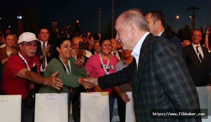 Cumhurbaşkanı Erdoğan, Nevşehir'de Hacı Bektaş Veli'yi anma törenine katıldı