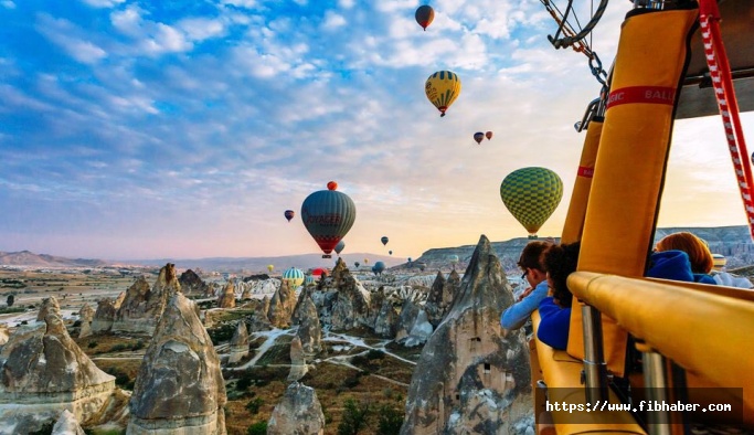 Kapadokya’da balon turlarında % 137’lik artış