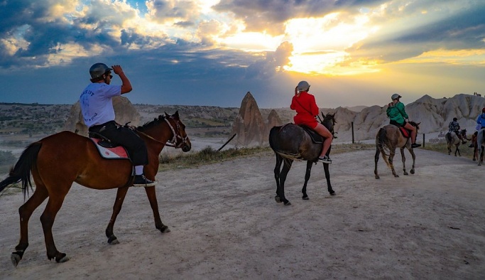 Kapadokya'da turist sayısında rekor