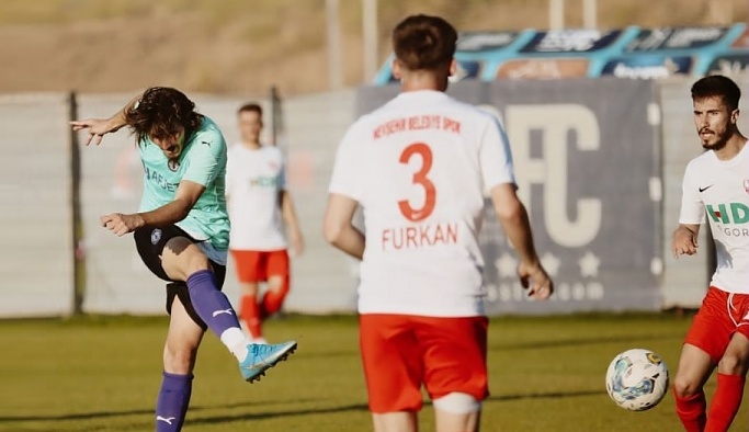 Nevşehir Belediyespor, hazırlık maçında Afyonspor'a mağlup oldu