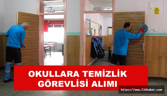 Nevşehir'de MEB temizlik personeli başvuruları başlıyor! İşte detaylar