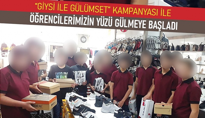 Nevşehir'de Alemdar dar gelirli öğrencileri giydiriyor