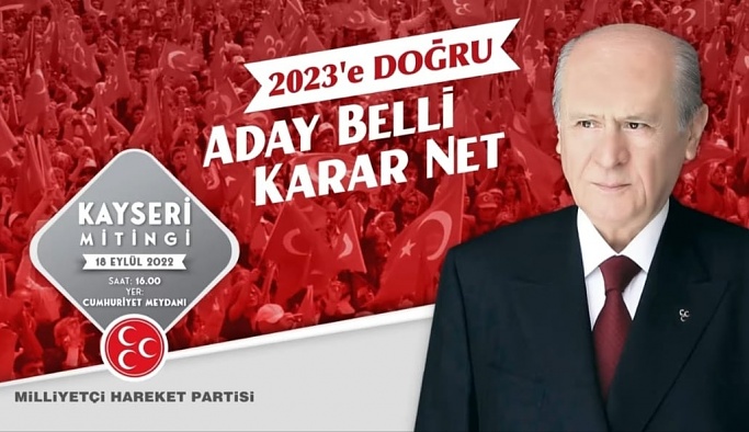 MHP Nevşehir İl Başkanı Kaya'dan miting daveti