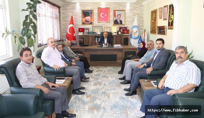 Derinkuyu Belediye Başkanı Aksoy’a Milli Eğitim'den teşekkür ziyareti