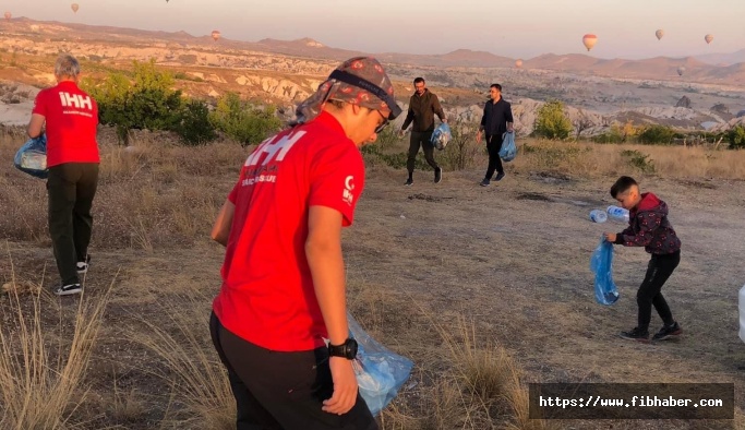 İHH Arama Kurtarma Ekipleri, Kapadokya’da çevre temizliği yaptı