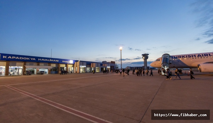 Kapadokya Havalimanında 8 ayda 274 bin yolcu uçtu