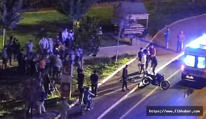 Nevşehir'de motosiklet kazası! Sürücü yaralandı