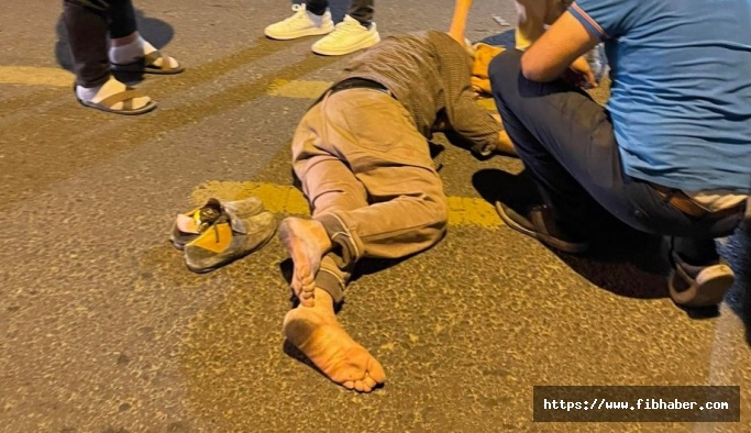 Nevşehir'de otomobil motosiklete çarptı: 1 yaralı