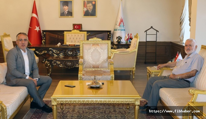 Nevşehir eski milletvekili Elkatmış Başkan Savran'la görüştü