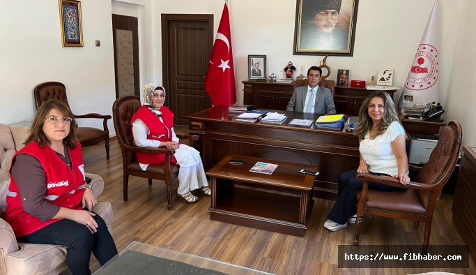 Nevşehir Kızılay Kadın Yönetiminden Kaymakam Öner’e Ziyaret
