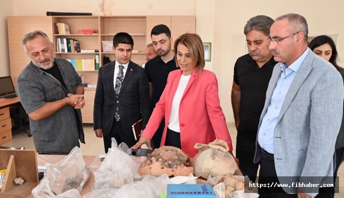 Nevşehir Valisi Becel, Ovaören Kazı Sahasında incelemelerde bulundu