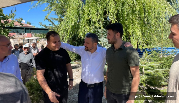 Topaç ve Karacaören köyü Milletvekili Açıkgöz'ü bağrına bastı