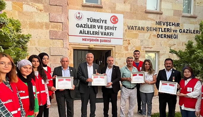 Türk Kızılayı Nevşehir Gazilerini Unutmadı