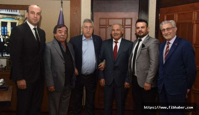 Pınarbaşı ve Heyetinden TESK Genel Başkanı Palandöken’e Ziyaret