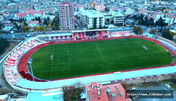 Karşınızda yenilenen Nevşehir Gazi Stadyumu'ndan ilk görüntüler