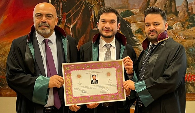 Nevşehir Milletvekili Açıkgöz'ün oğlu avukat oldu