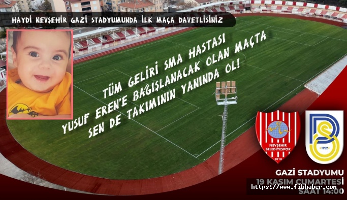 Nevşehir'de Yenilenen Gazi Stadı’nda İlk Maç Heyecanı