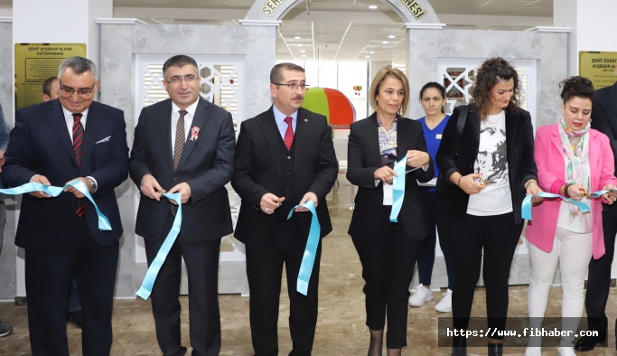 Rektör Aktekin ‘Şehit Aysenur Alkan Kütüphanesi’ Açılışına Katıldı