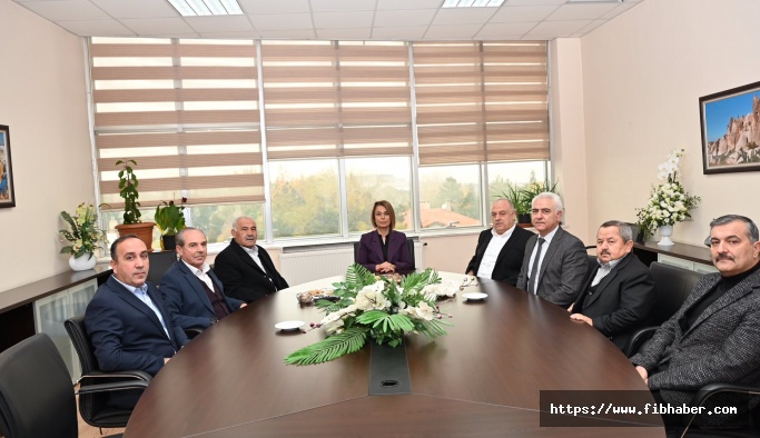 Vali Becel, Nevşehir Ticaret ve Sanayi Odası’nı ziyaret etti.