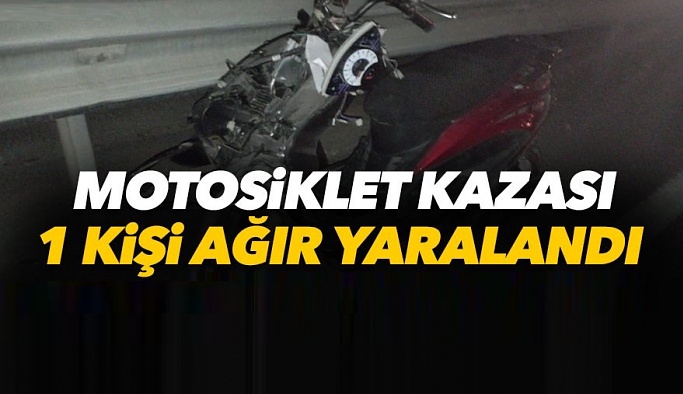 Nevşehir'de feci kaza! Motosikletli genç, ağır yaralı!