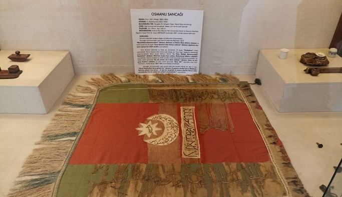 Osmanlı mirası sancak Nevşehir Müzesinde sergileniyor