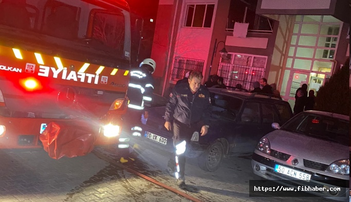 Nevşehir'de yangında dumandan etkilenen 6 kişi hastaneye kaldırıldı
