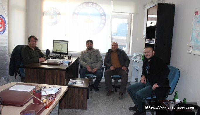 Türk Diyanet Vakfı-Sen'den Başkan Çetin'e ziyaret