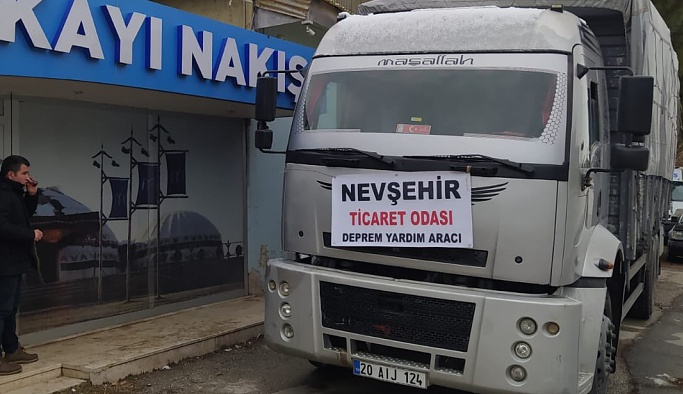 Nevşehir'deki borsa ve odalardan deprem bölgesine 7000 battaniye