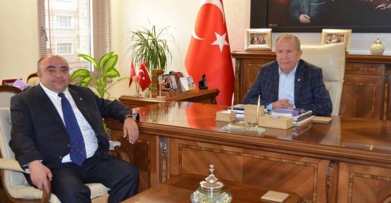 AK Parti Aday Adayı Çınar'dan Borsa Başkanı Salaş’a Ziyaret
