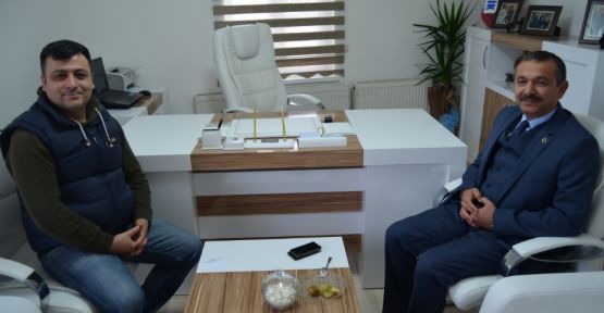 Çalış Belediye Başkanı Alpaslan Özer gazetemizi ziyaret etti.