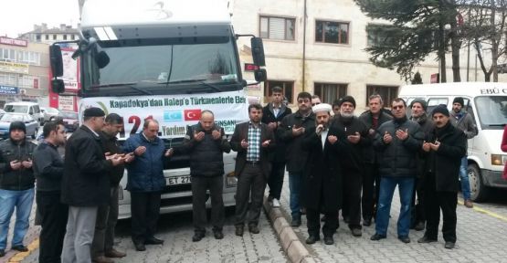 İHH Nevşehir Koordinatörlüğünden Suriye’ye 121. Yardım Tırı Yola Çıktı.