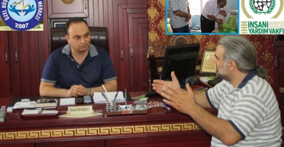 İHH Yönetim Kurulu Üyesi Osman Nuri Kabaktepe Büşra Bakım Merkezine Ziyaret