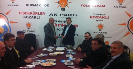 Kozaklı AK Parti İlçe Teşkilatı yıl sonu Değerlendirme Toplantısı düzenledi.