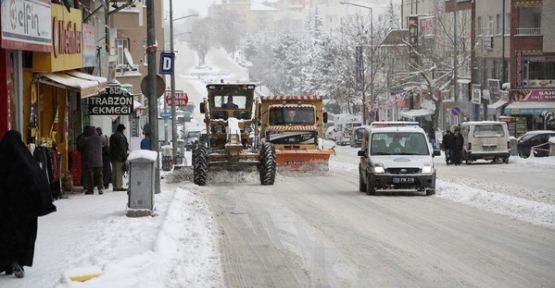 Nevşehir Belediyesi Karla Mücadeleye Hız Verdi