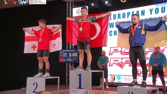 Nevşehirli Milli Halterci Yaşar Karaca Avrupa Şampiyonu Oldu